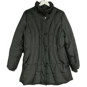 Coldwater Creek Women's XL (16) Puffer Coat, Lined, Pockets & Stand Collar, EUC